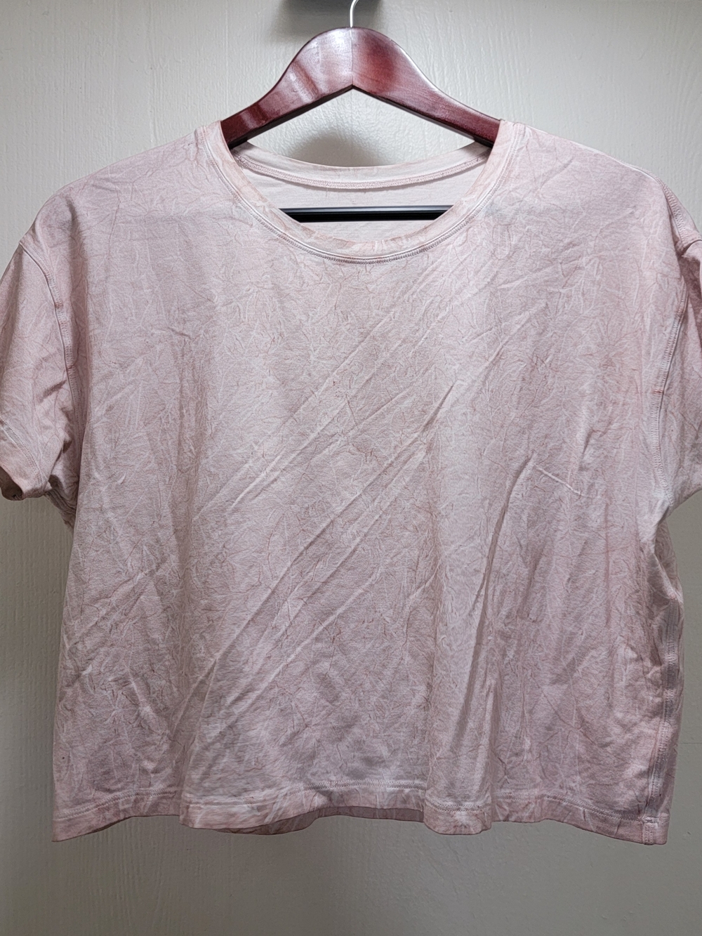 lululemon athletica Light Pink Short Sleeve Tee